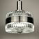 Vintage pendant lamp by Gaetano Sciolari, Italy, 1970s.