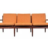 60s 70s Teak Sofa Couch 2er Svend Aage Eriksen for Glostrup Danish Design
