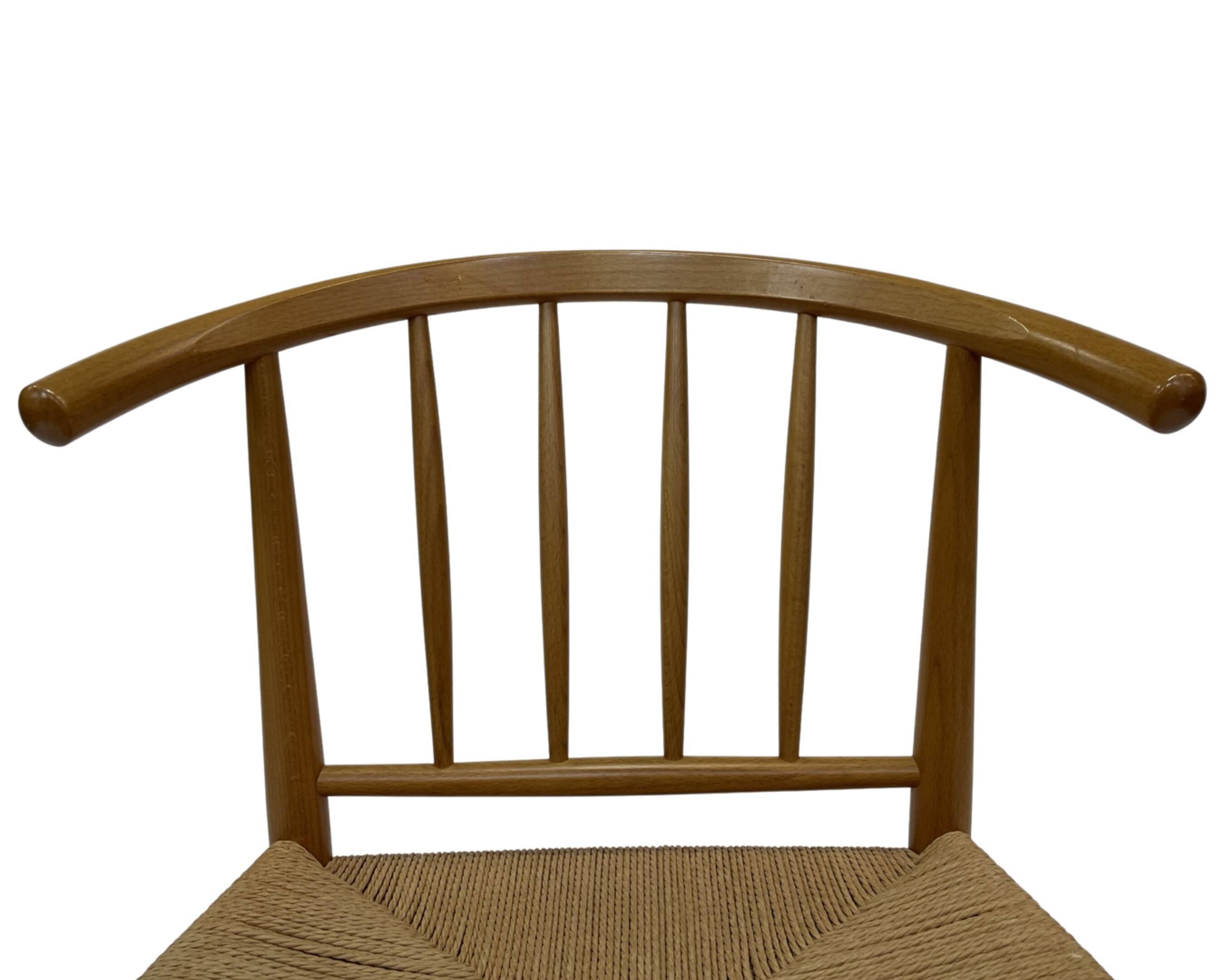 Vintage chairsErik Ole Jørgensen J-151 chair danish design papercord