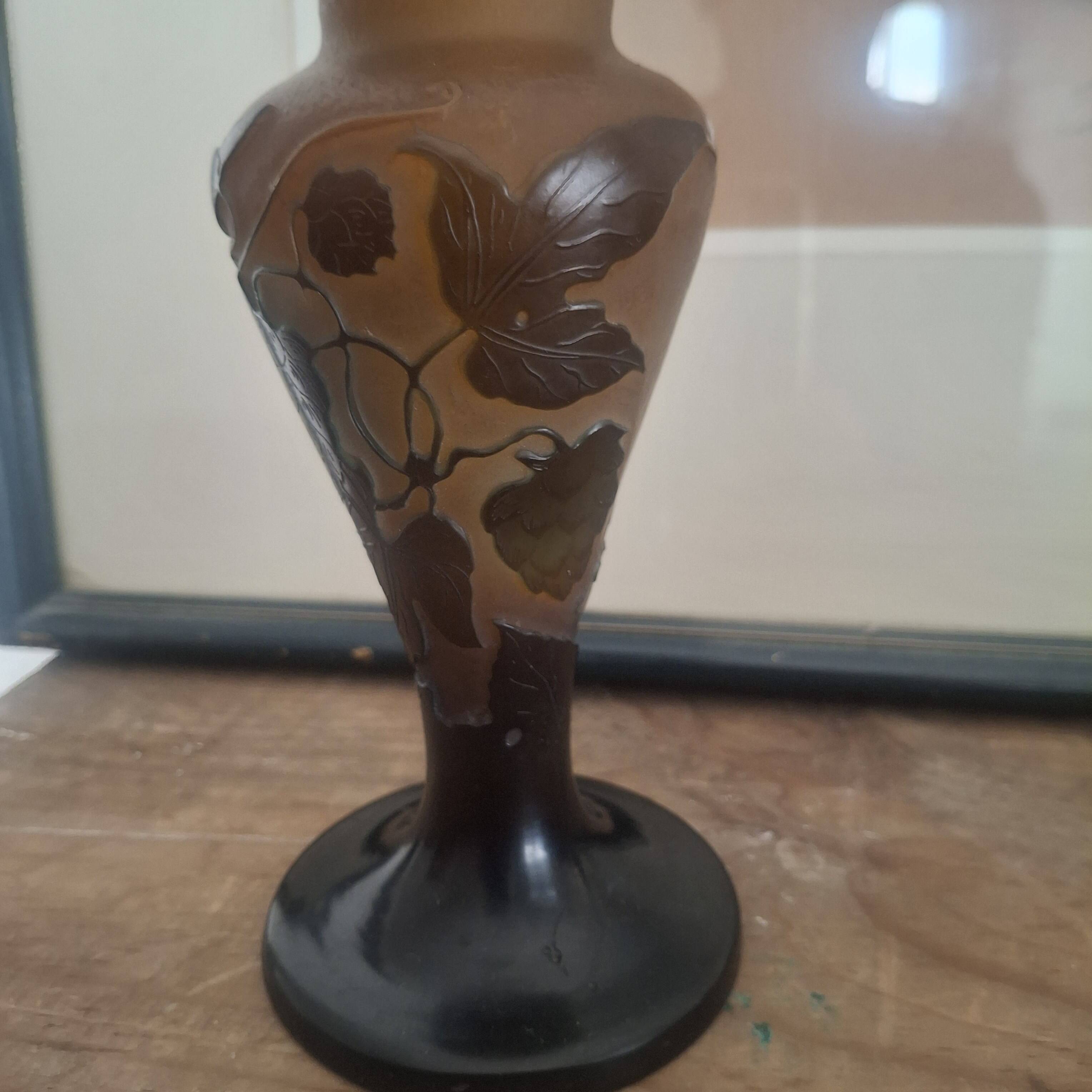 Vase galle art deco.