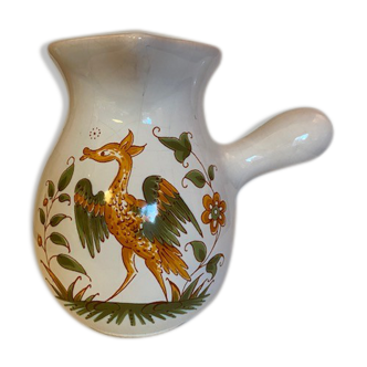 Milk pot Ceramic decoration Moustiers G. F.