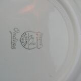 Lot of mismatched burgundy red plates
