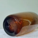 3 vases en verre soufflé