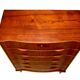 Teak tallboy chest of drawers, Denmark, 1950