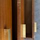 60/70 varnished wooden secretary cabinet