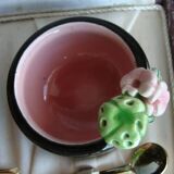 Vintage Keramos Sèvres salt cellars in their case