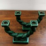 Pair of vintage lonchamp candlesticks