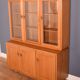 Ercol elm windsor model 806,803 glazed three door cabinet dresser