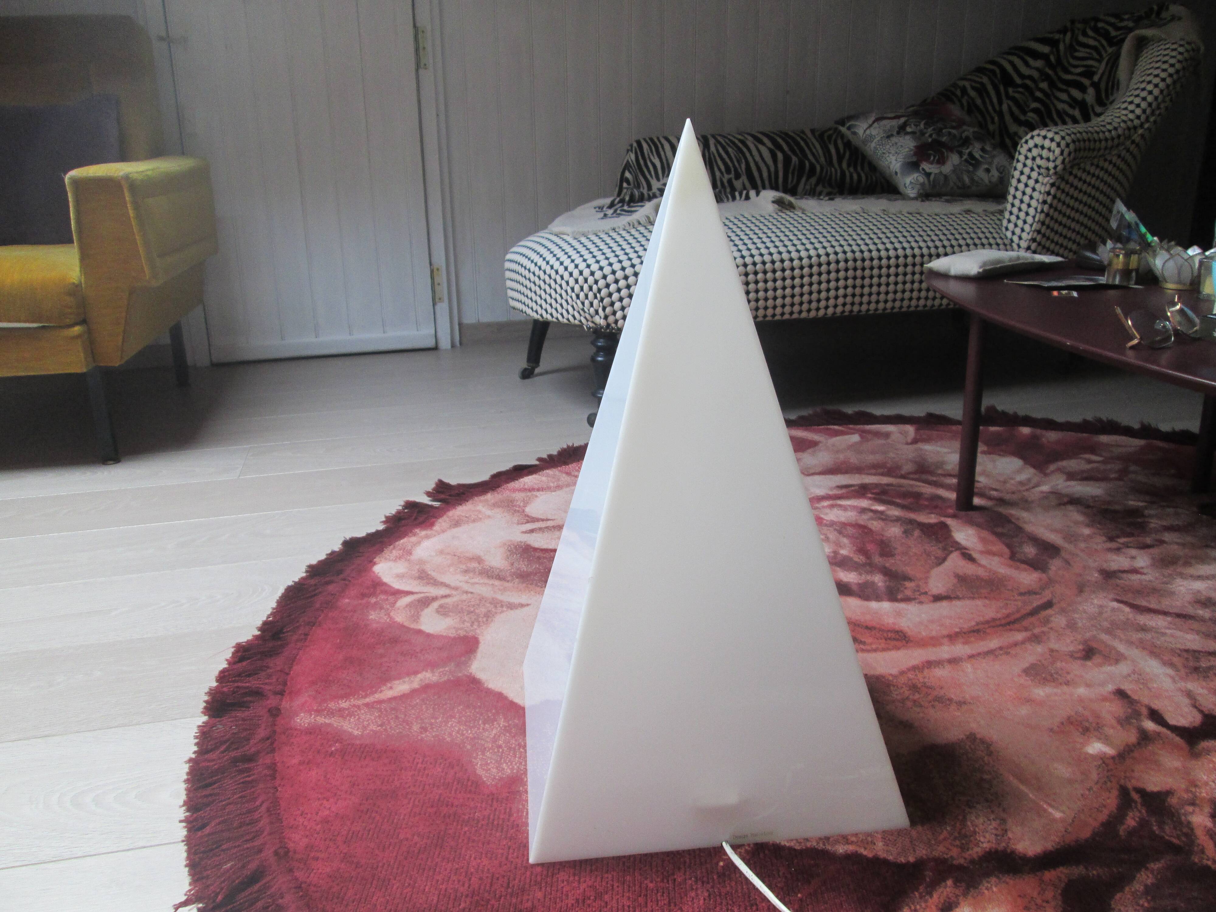 Pyramid lamp by Harco Loor 1980