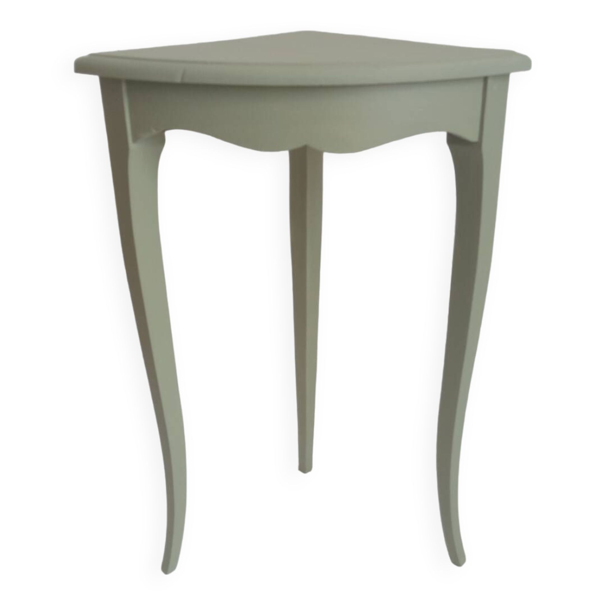 Corner pedestal table
