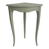 Corner pedestal table