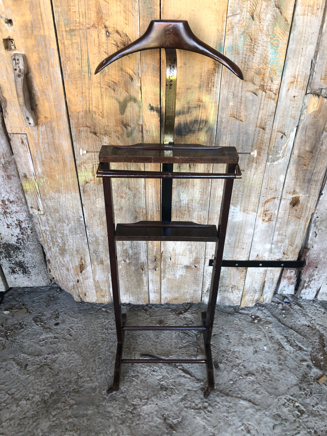 Valet wood made in italy vintage