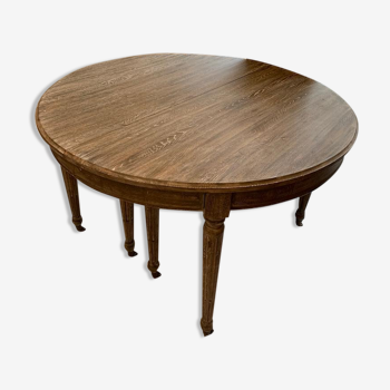 Large oak extension table