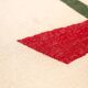Handwoven wool tapestry with colourful geometric design. 2026.