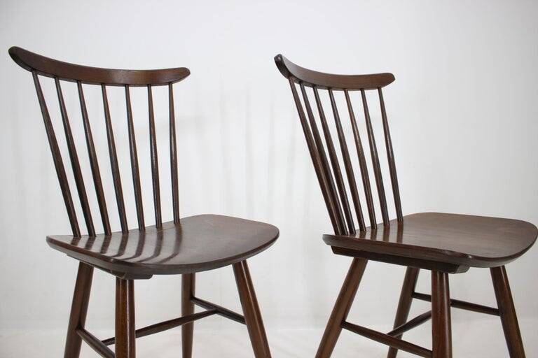Set of Two Scandinavian Style Dinning Chairs, 1960s
