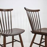 Set of Two Scandinavian Style Dinning Chairs, 1960s