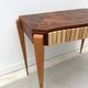 Console art déco en différentes essences de bois, France 1940