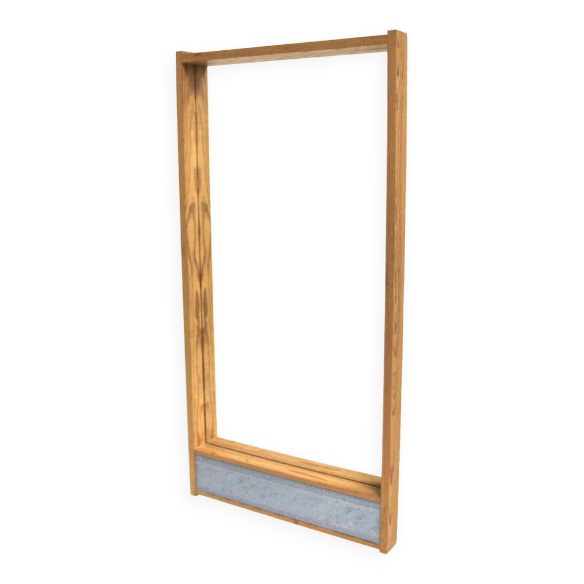 Scandinavian pine mirror, Sweden, 1970, 120cm x 60cm