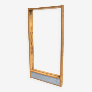 Scandinavian pine mirror, Sweden, 1970, 120cm x 60cm