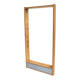 Scandinavian pine mirror, Sweden, 1970, 120cm x 60cm