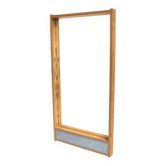 Miroir scandinave en pin, Suède, 1970, 120cm x 60cm