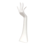 Hand ring holder jewelry in white resin