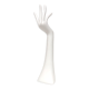 Hand ring holder jewelry in white resin