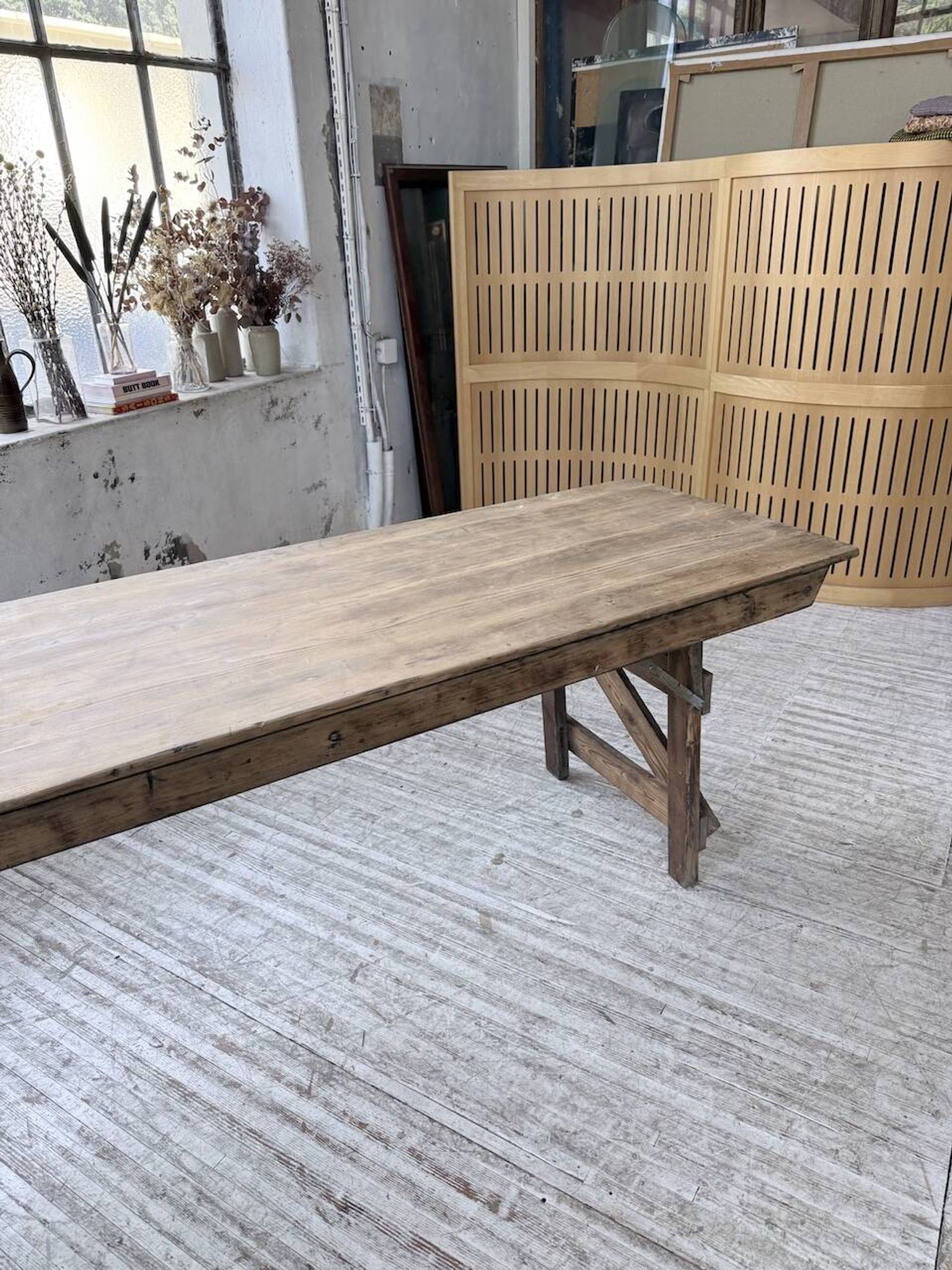1950 XL folding farmhouse table in pine