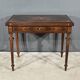 Marquetry system table, louis xvi style – 2nd half of the 19th century