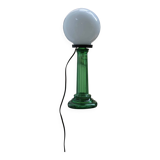 Upcycled opaline lamp