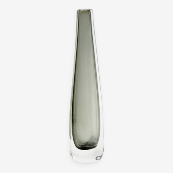 Mid-Century Scandinavian Sommerso Glass Vase by Nils Landberg for Orrefors, Sweden, 1960s
