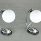 Vintage Italian Chrome Bedside/Table Lamps, set of 2