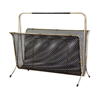 Magazines perforated metal and vintage brass 50s / 60s