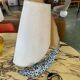 Ceramic table lamp in the shape of a boat from Vallauris.