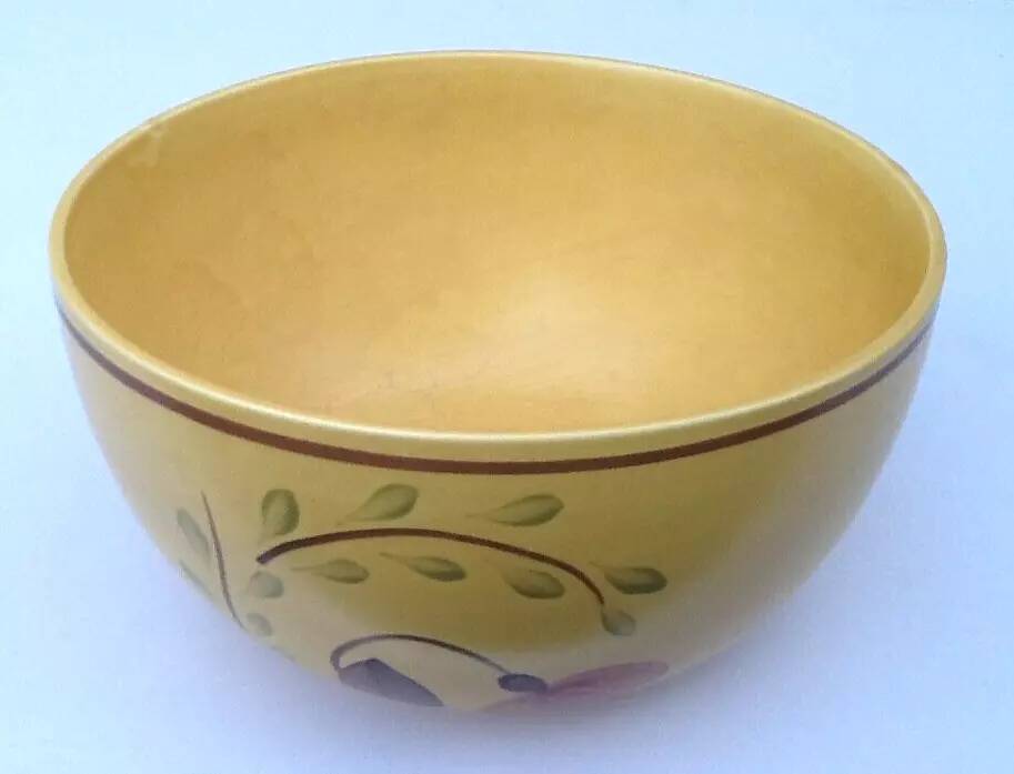 1960s Salad bowl Ateliers du Revernay France (Digoin) Matte stoneware