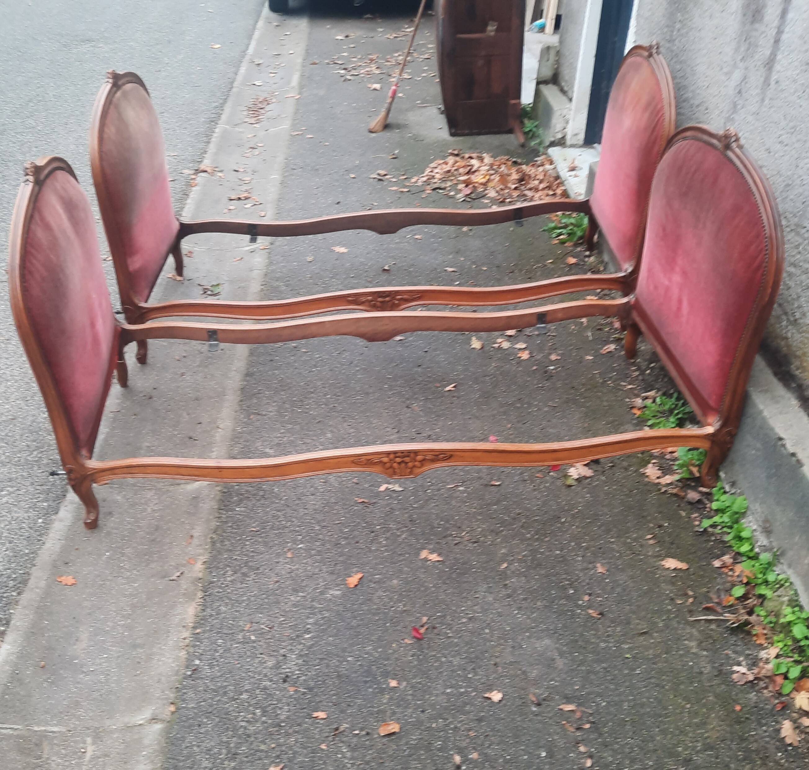 Paire de lit  style Louis XV