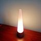 Scandinavian table lamp in teak and satin opaline, Hans-Agne Jakobsson, 1960
