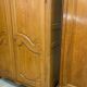 Old wardrobe, painted faux wood 19th century