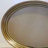 Large oval stoneware dish from Sarreguemines in very good condition