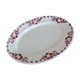 + Oval dish Céranord Saint Amand model Eglantines +