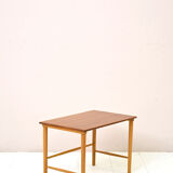 Swedish teak sofa side table