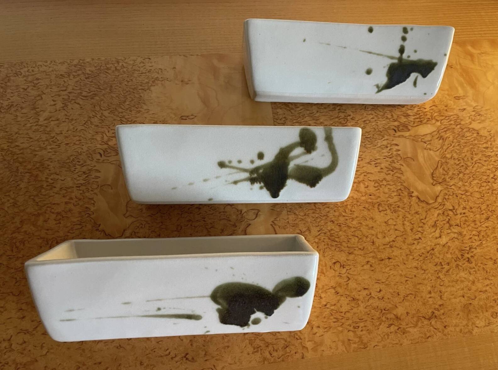 Handcrafted ceramic dishes
