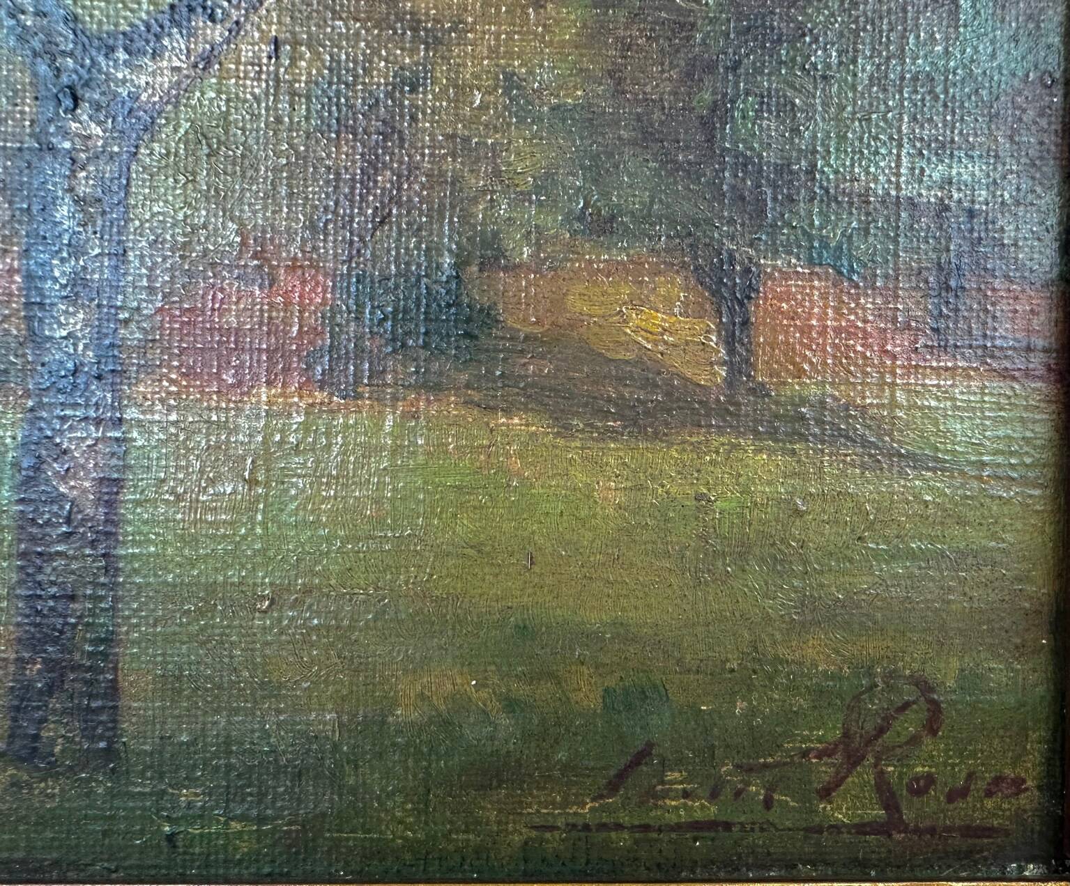 Painting “The park of La Tête d’Or”