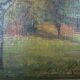 Peinture " Le parc de La Tête d'Or"