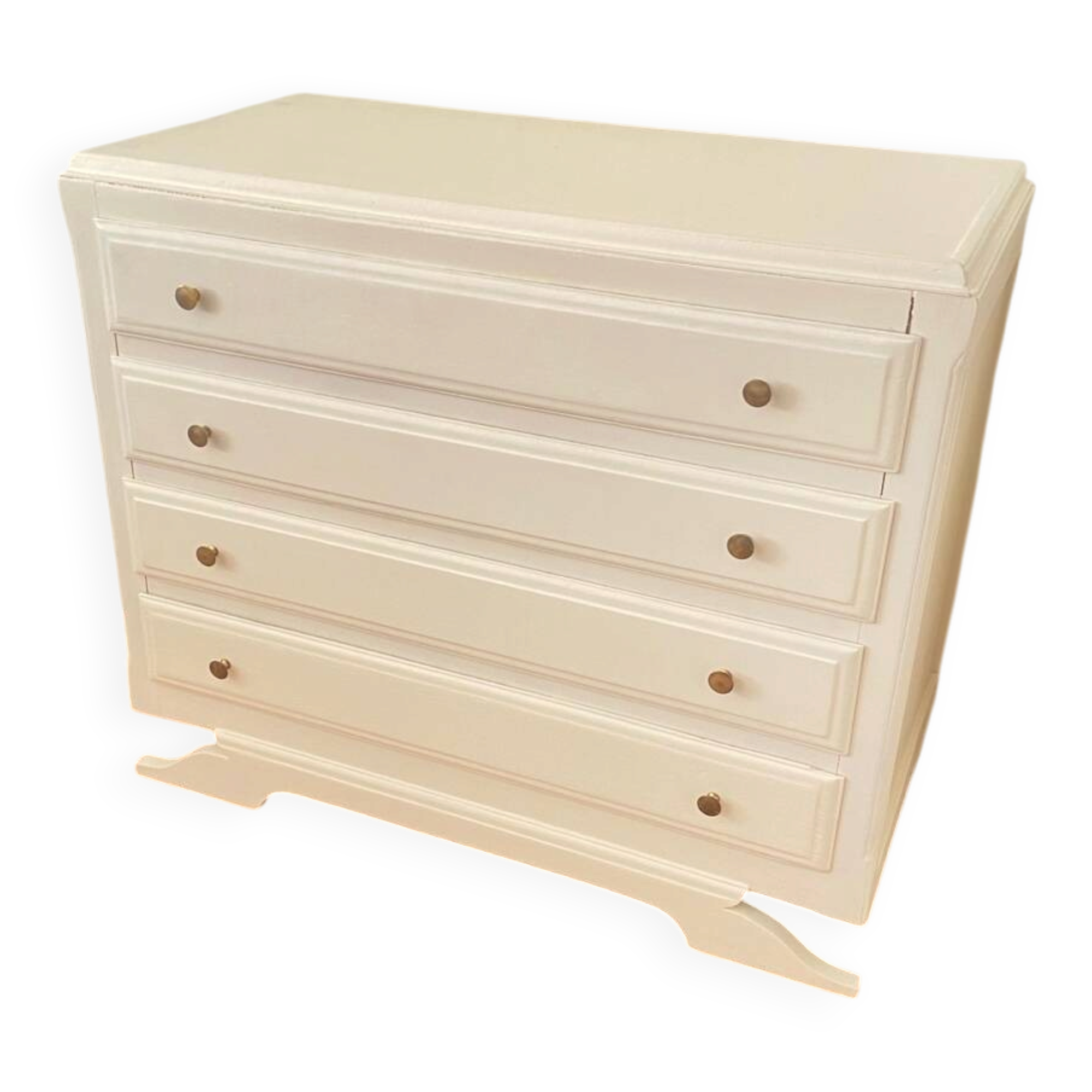 Vintage commode with moustache legs