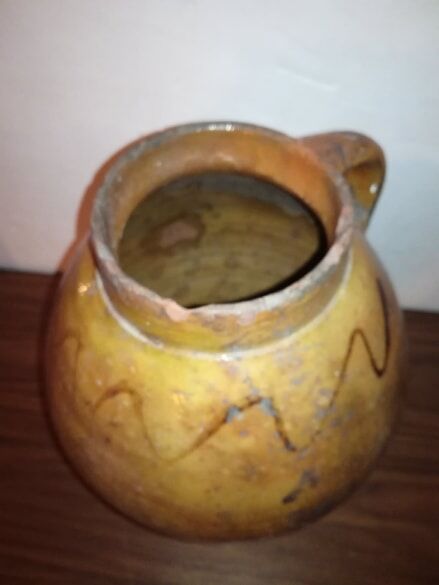 Old pottery, vase or pitcher