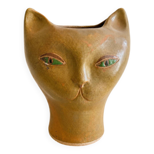vase sculpture chat en