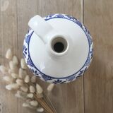 Gargoulette, jar in blue & white ceramic