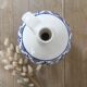 Gargoulette, jar in blue & white ceramic