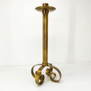 Scandinavian brass candle holder Ivar Ålenius Björk for Ystal Metall 1960